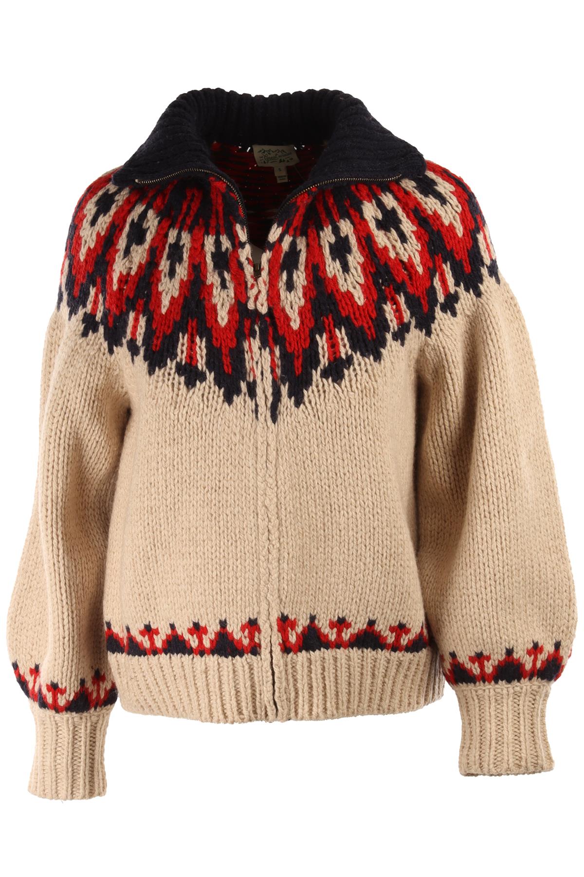 THE GREAT MULTI WOOL CARDIGAN SMALL