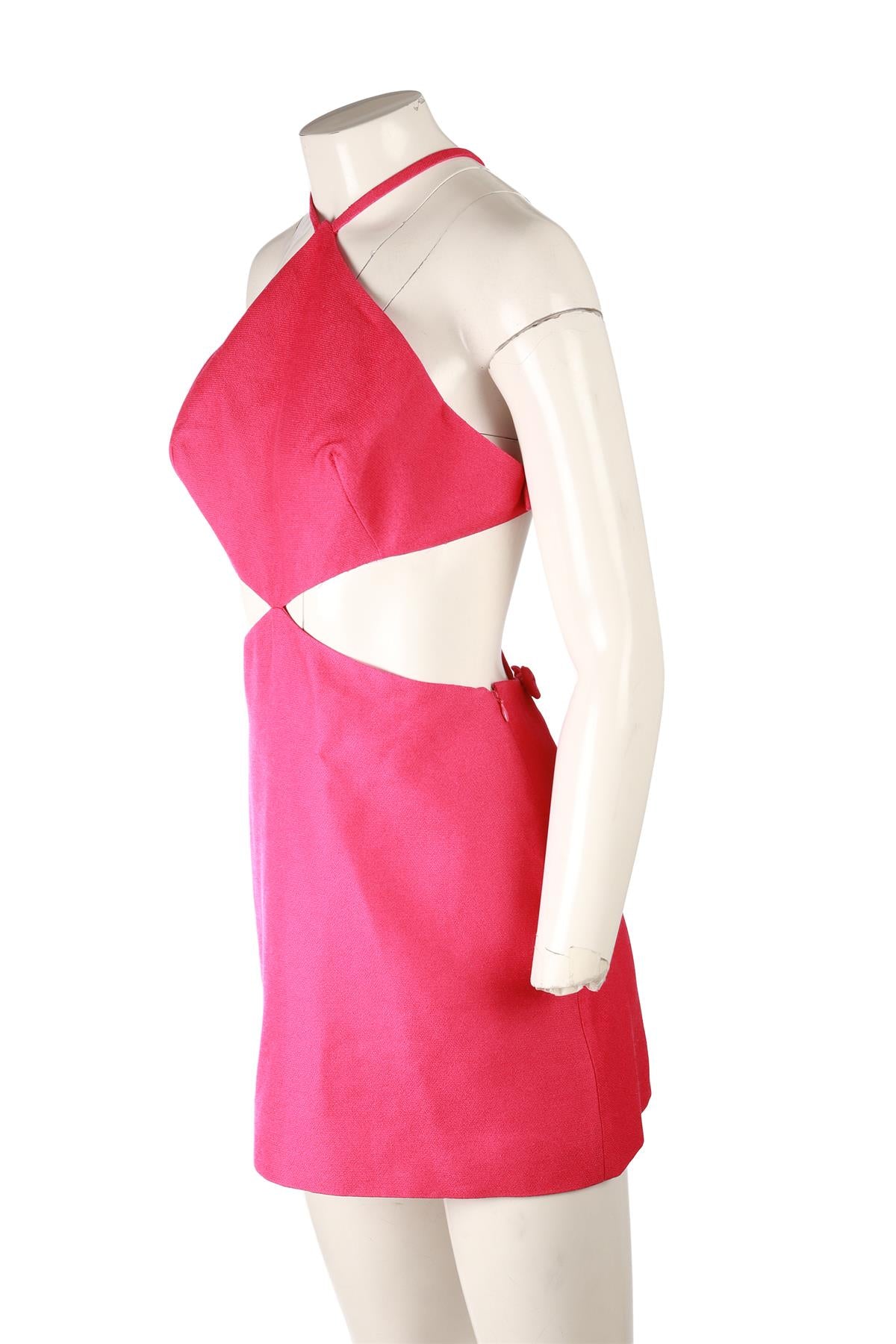 VALENTINO PINK CREPE MINI DRESS IT 40 UK 8