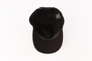 CHANEL BLACK COTTON BASEBALL CAP ONE SIZE
