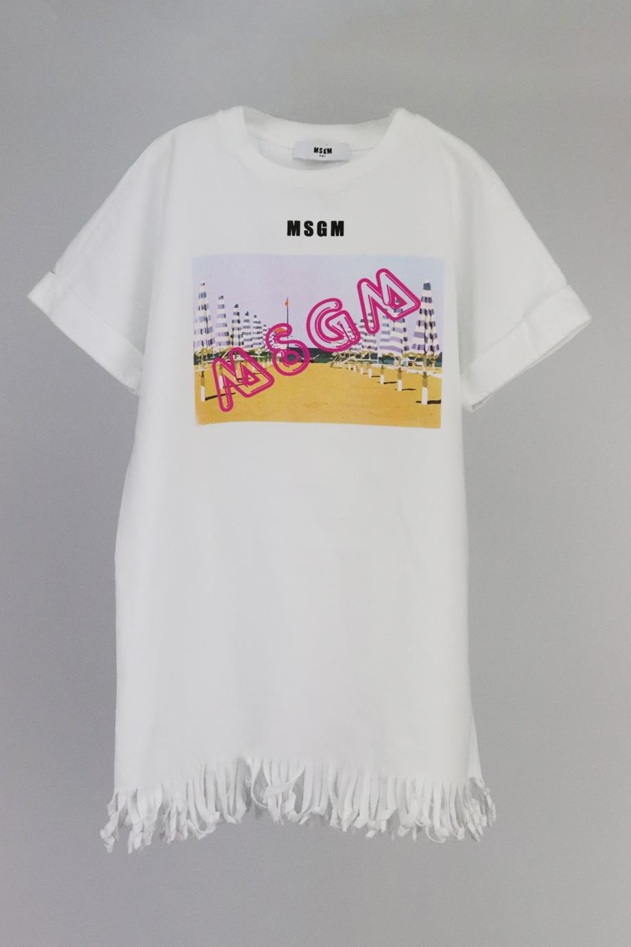 MSGM KIDS GIRLS COTTON DRESS 8 YEARS