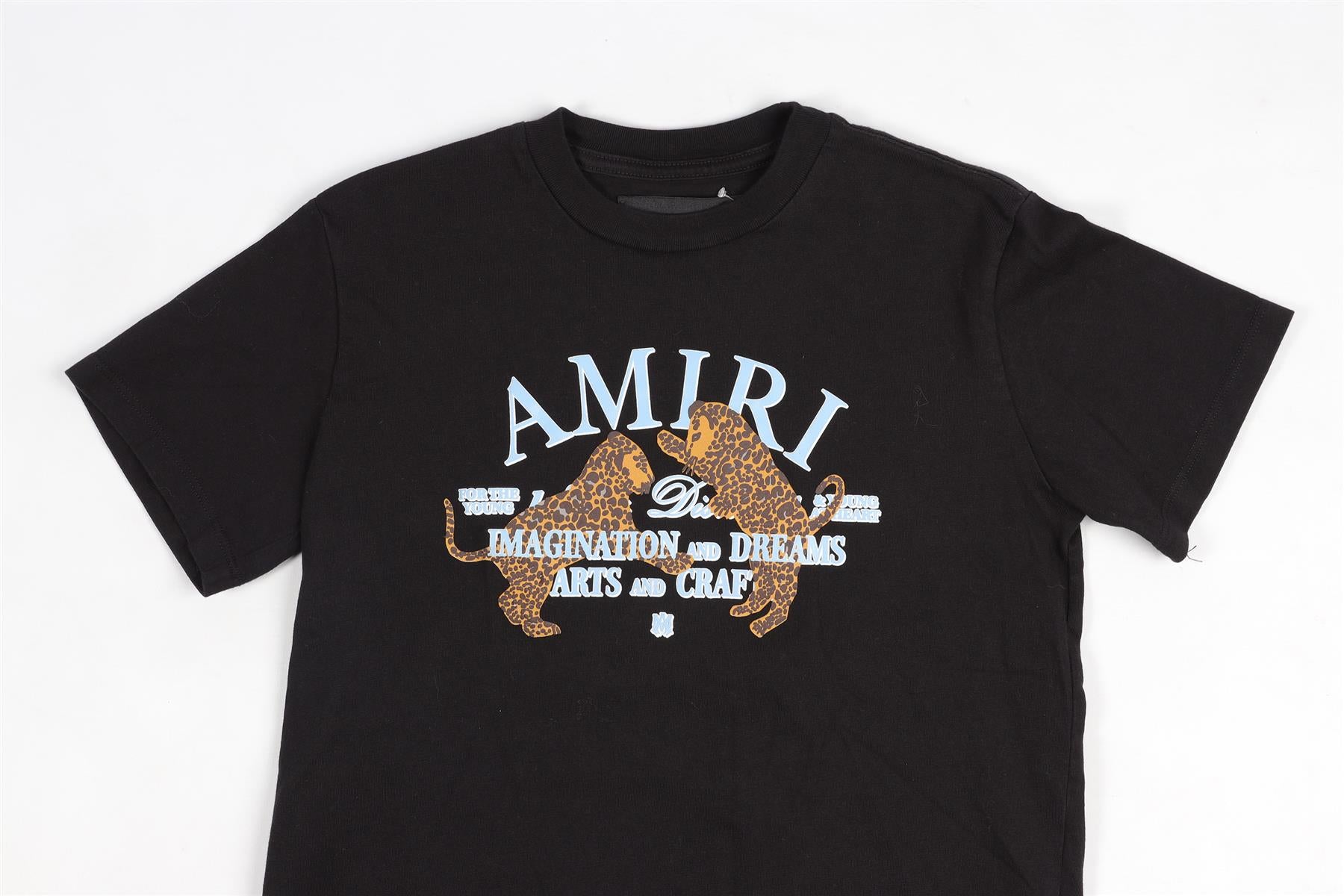 AMIRI BLACK KIDS BOYS COTTON T-SHIRT 10 YEARS