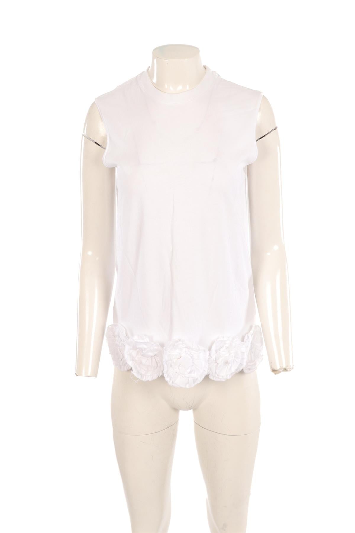 VICTORIA BECKHAM WHITE COTTON TOP SMALL