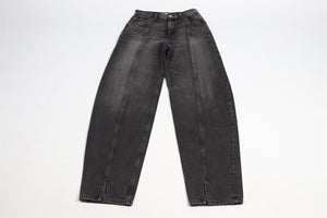 RE/DONE BLACK TAPERED JEANS W24 UK 6