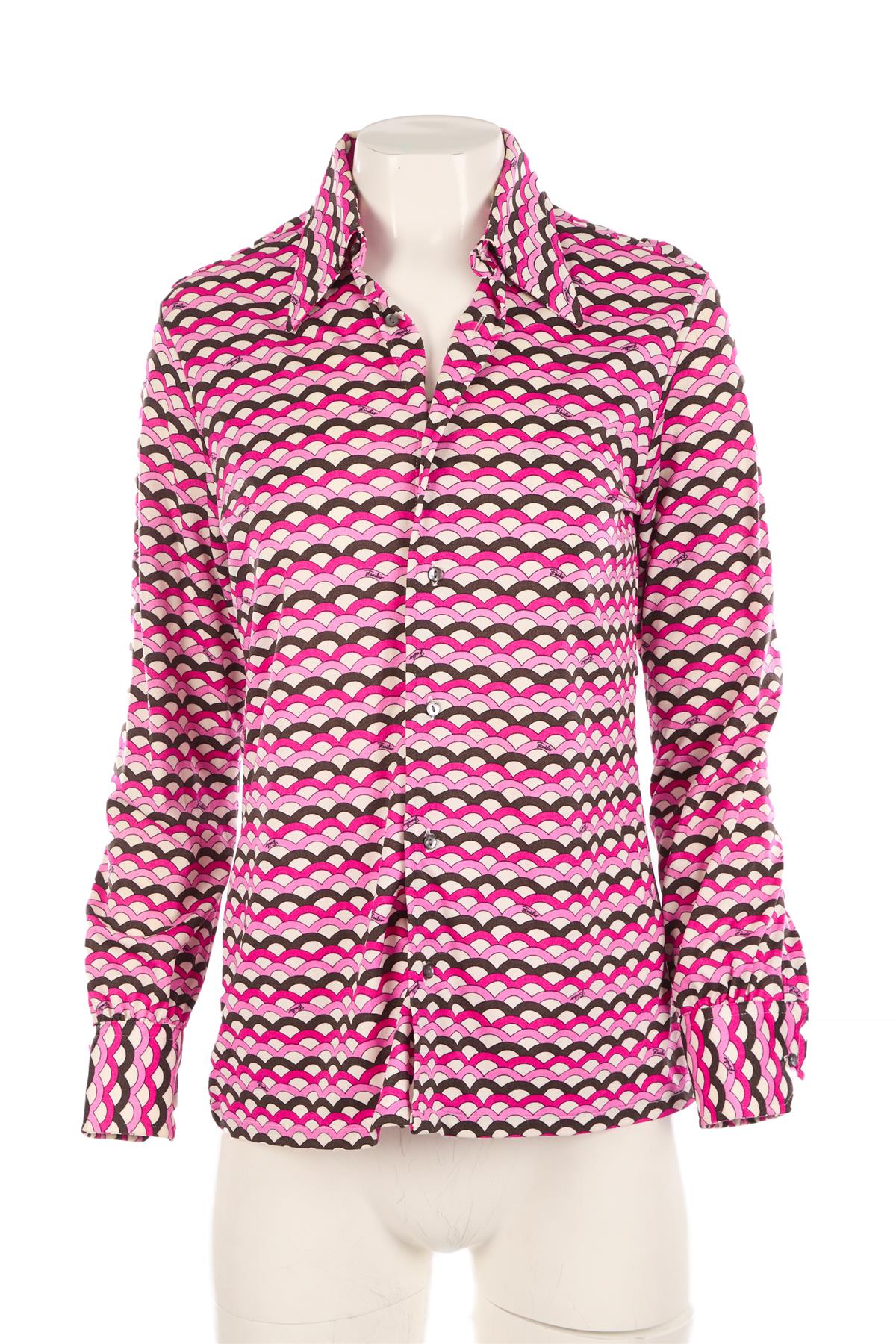 EMILIO PUCCI BY CHESA MULTI 1960-1970'S SHIRT UK 12