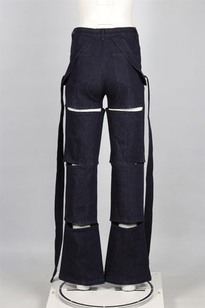 MONOT BLUE WIDE LEG JEANS IT 40 UK 8