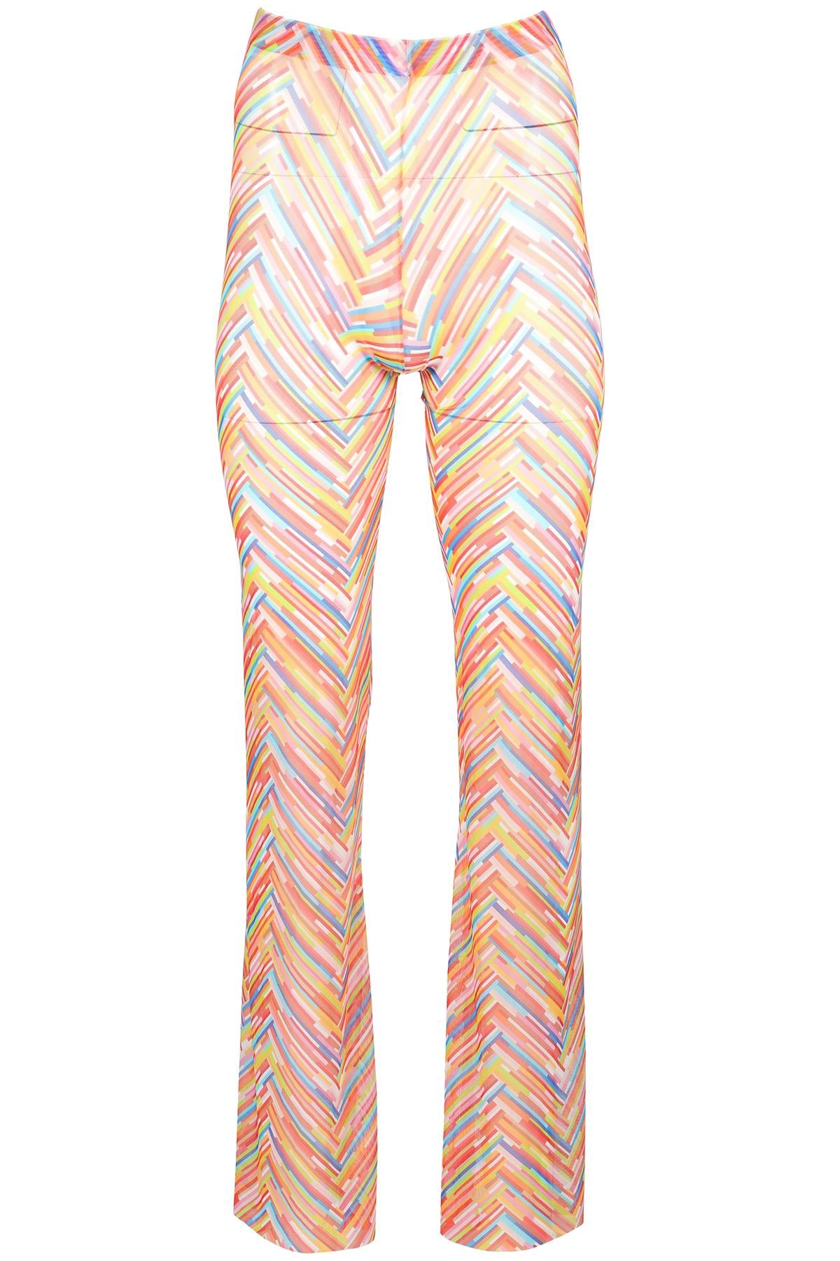 MISSONI MULTI MESH FLARED PANTS IT 38 UK 6