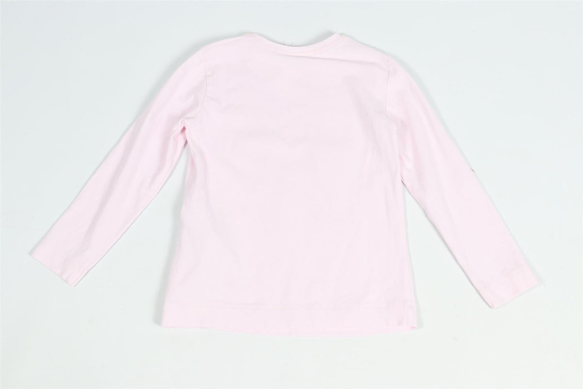 MONNALISA PINK AND WHITE KIDS GIRLS SET OF 3 COTTON TOPS 6 YEARS