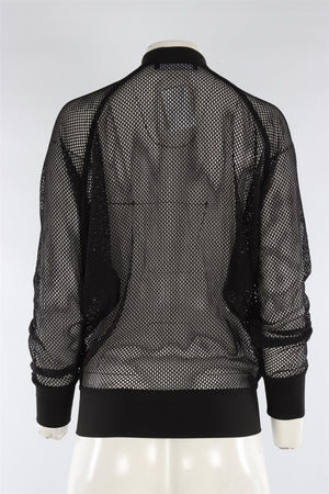 FISICO CRISTINA FERRARI BLACK MESH JACKET SMALL