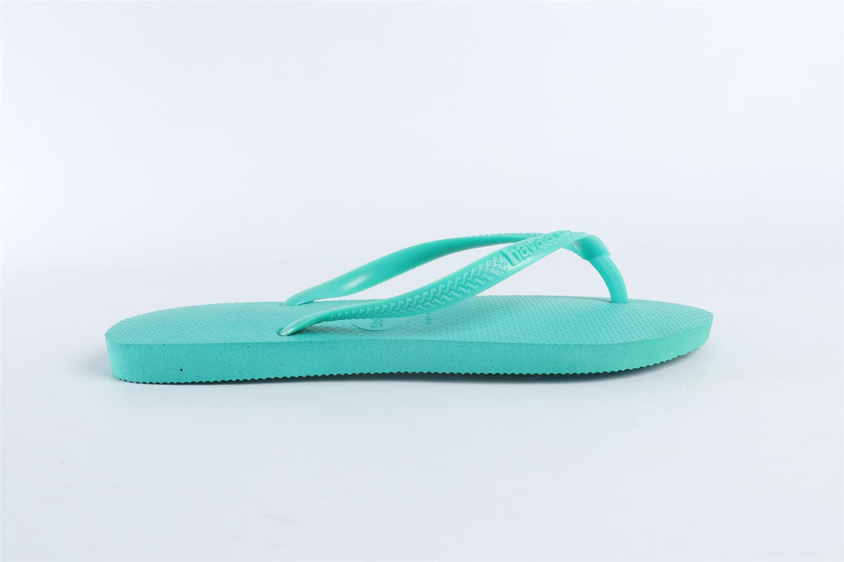 HAVAIANAS GREEN FLIP FLOPS EU 35-36 UK 1-2 US 3-5