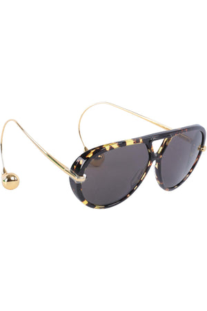 BOTTEGA VENETA BROWN FRAME SUNGLASSES