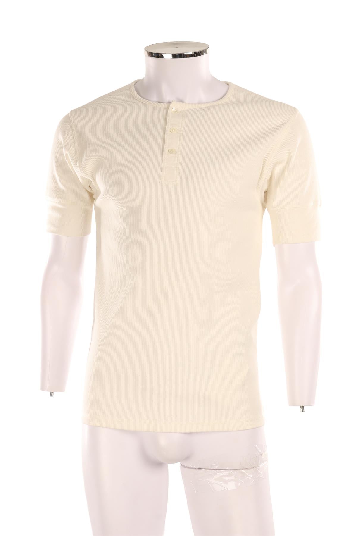 LEMAIRE WHITE MEN'S COTTON TOP SMALL