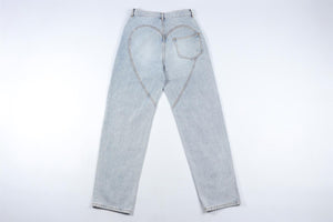 AREA BLUE STRAIGHT LEG JEANS W25 UK 6-8