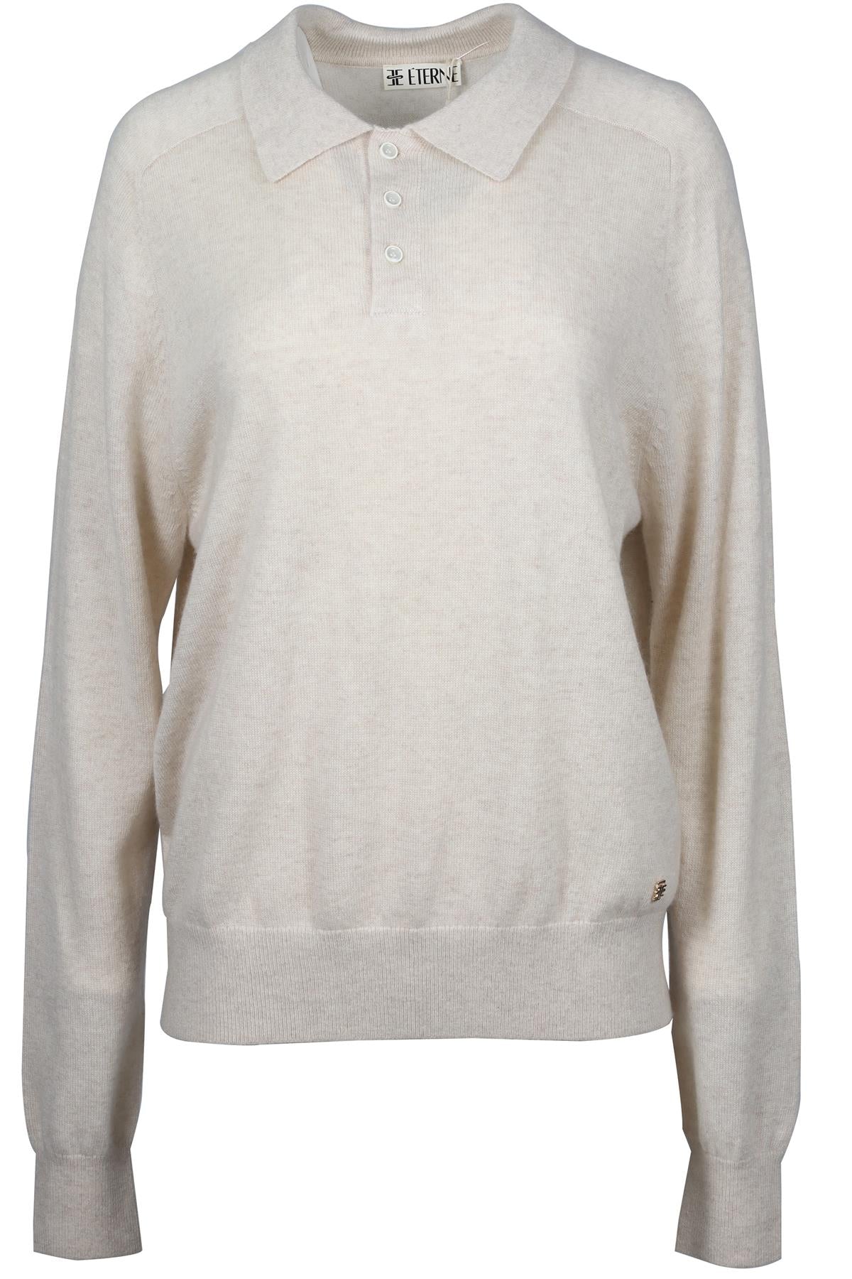 ÉTERNE CREAM CASHMERE SWEATER XSMALL-SMALL