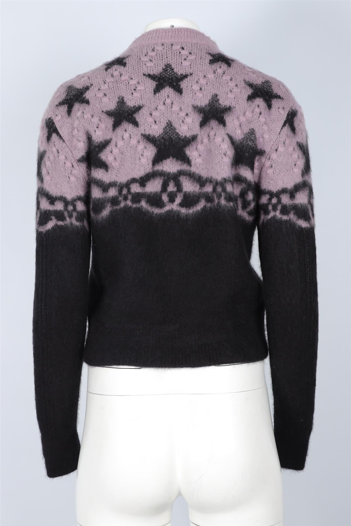 CHANEL PURPLE 2023 CASHMERE SWEATER FR 34 UK 6