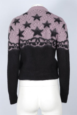 CHANEL PURPLE 2023 CASHMERE SWEATER FR 34 UK 6