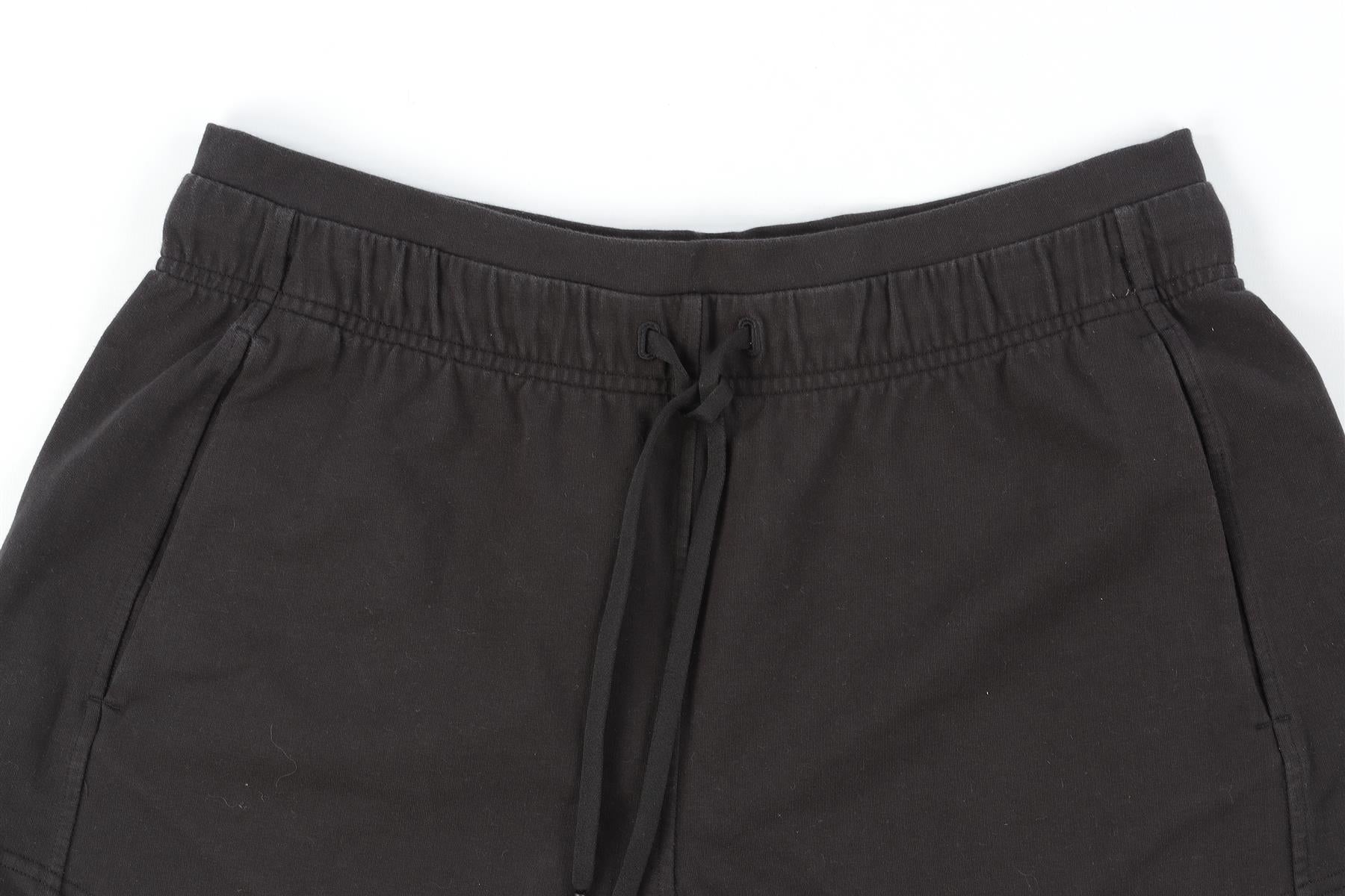 LULULEMON BLACK COTTON SHORTS US 10 UK 14