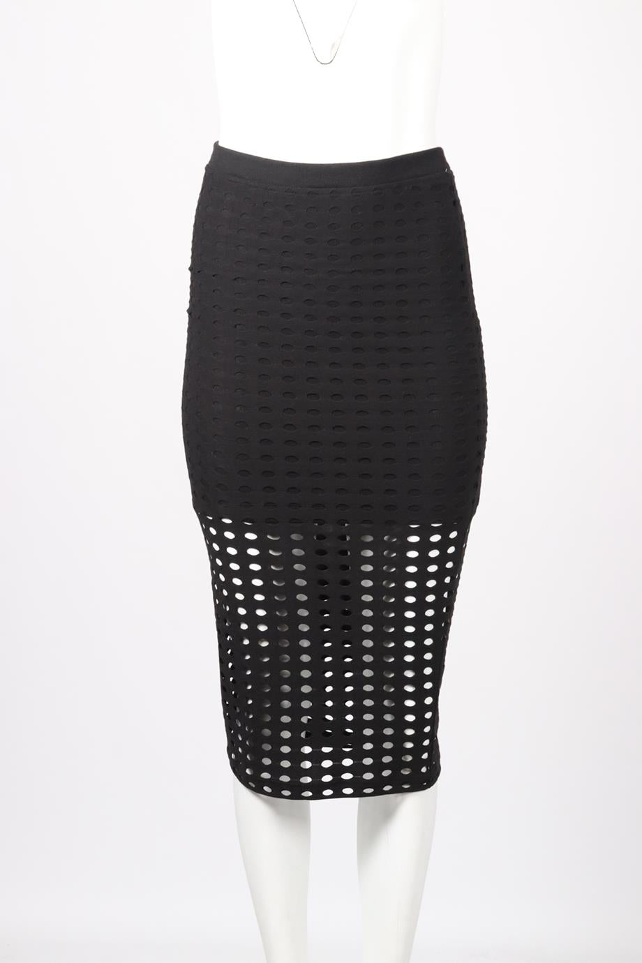 T BY ALEXANDER WANG JERSEY MIDI SKIRT XSMALL