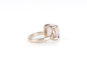TIFFANY & CO + PALOMA PICASSO PINK SUGAR STACKS STERLING SILVER RING UK P