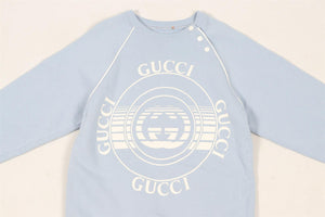 GUCCI BLUE KIDS GIRLS COTTON DRESS 8 YEARS