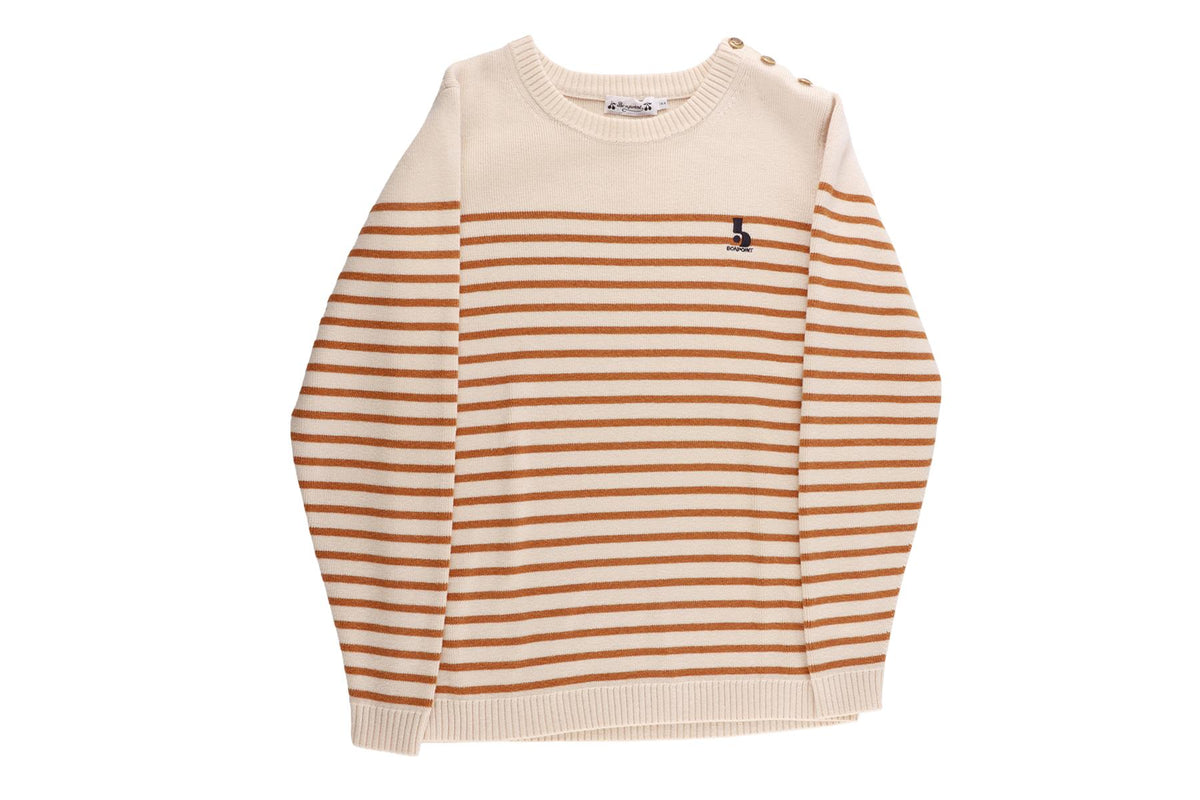 CREAM TEEN BOYS SWEATER