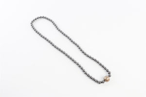 TIFFANY & CO. + PALOMA PICASSO GREY HEMATITE NECKLACE