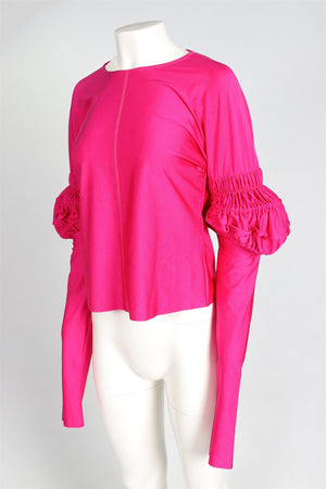 SPORTMAX PINK JERSEY TOP X-LARGE