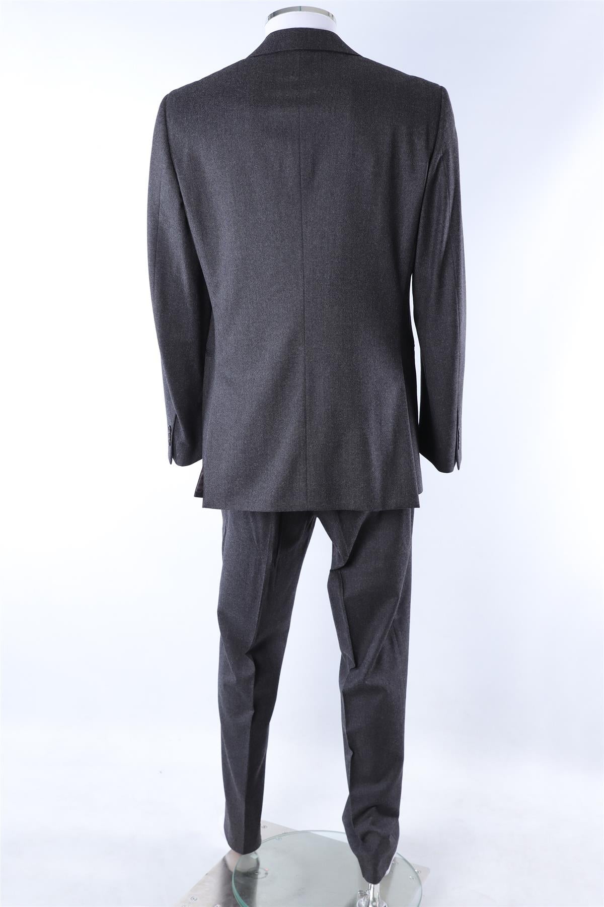 PRADA GREY MEN'S WOOL TWO PIECE SUIT