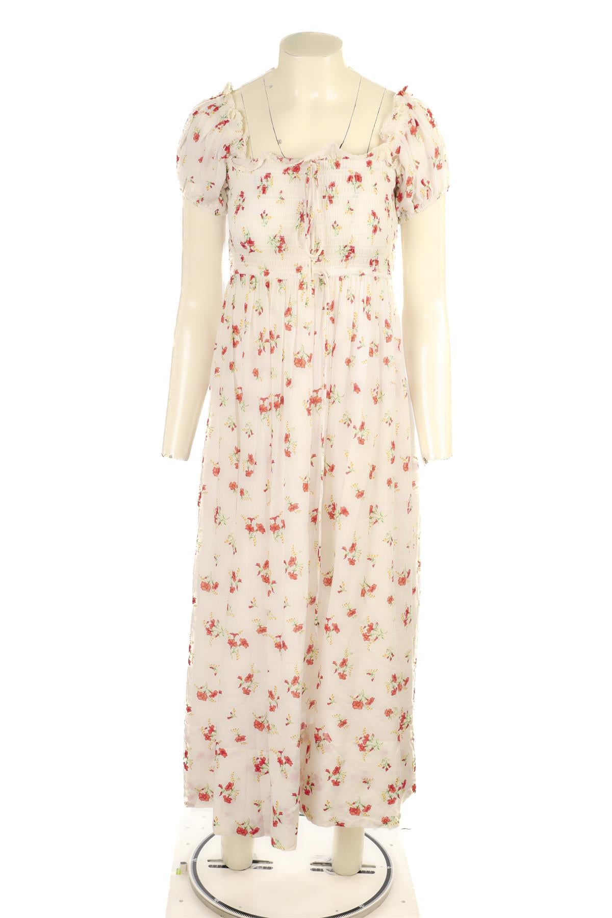 DOEN WHITE WOVEN MAXI DRESS XSMALL