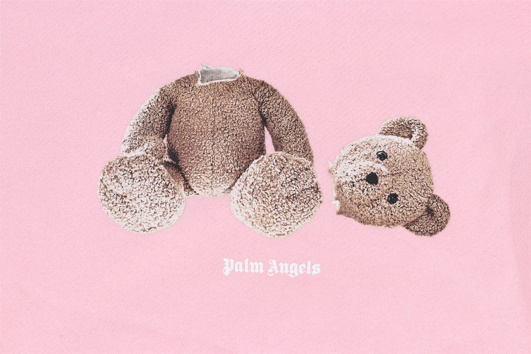 PALM ANGELS PINK KIDS GIRLS COTTON SWEATSHIRT 8 YEARS