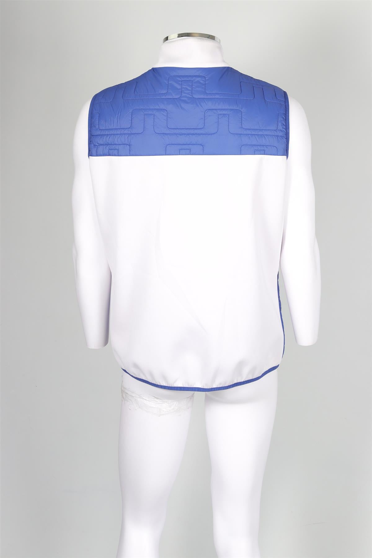 J LINDEBERG BLUE MEN'S SHELL VEST LARGE