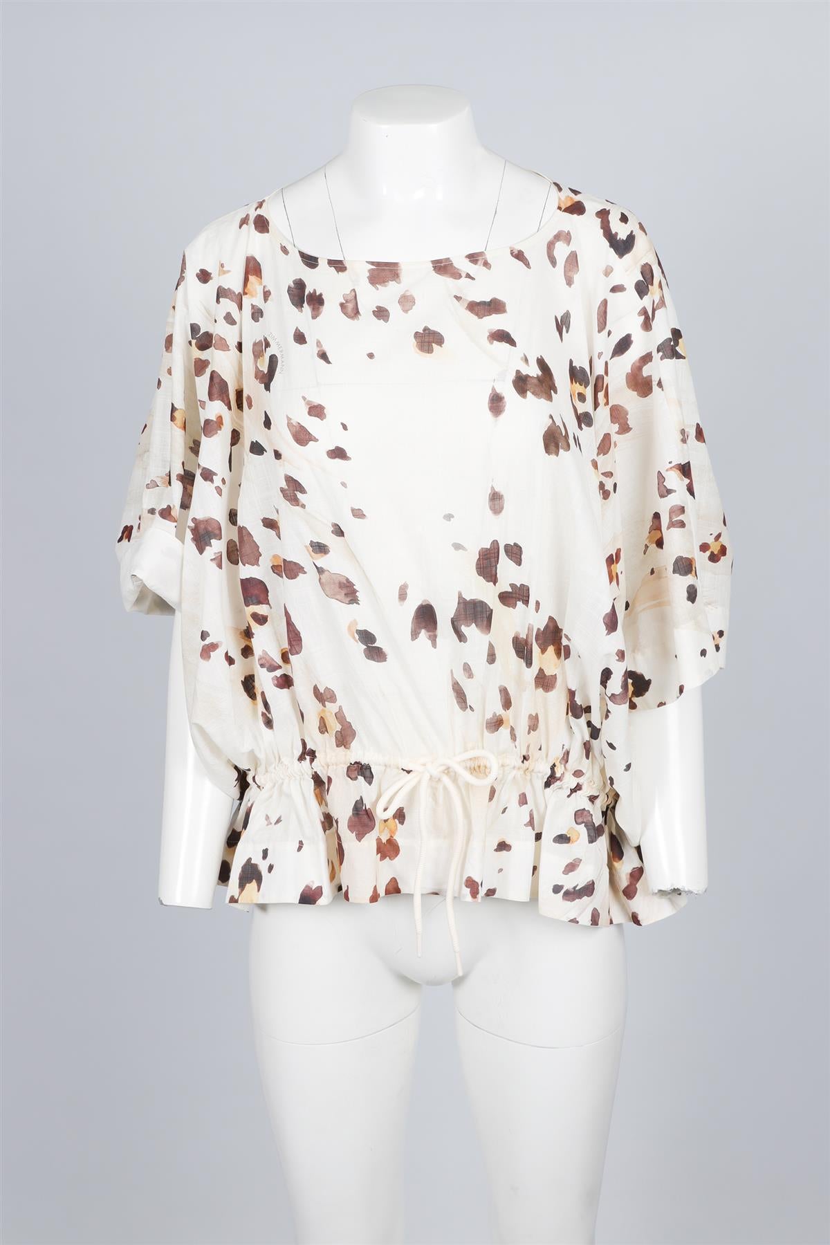 ZIMMERMANN CREAM COTTON TOP UK 12