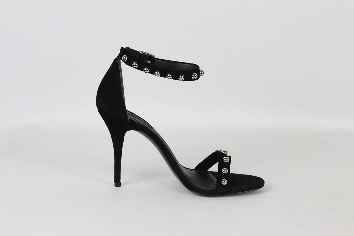 ALEXANDER WANG STUDDED SUEDE SANDALS EU 38 UK 5 US 8