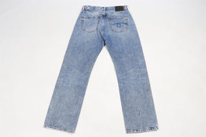 R13 BLUE HIGH RISE STRAIGHT LEG JEANS W28 UK 10