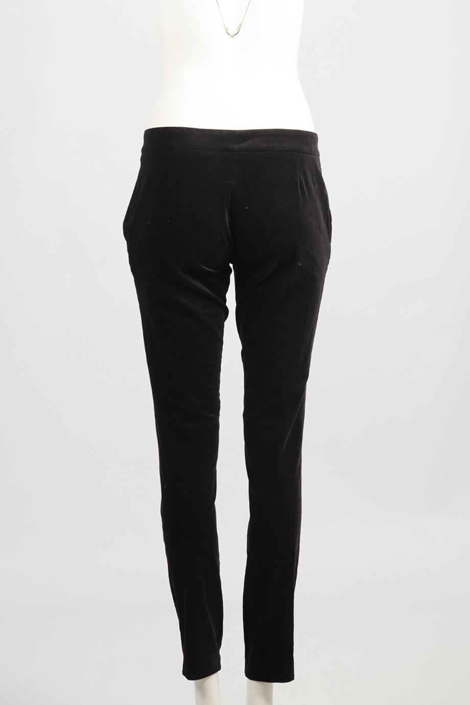 GUCCI VELVET STRAIGHT LEG PANTS IT 40 UK 8