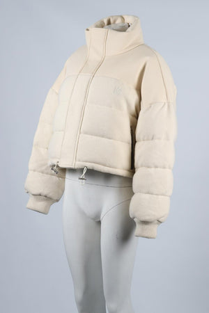 AMIRI QUILTED PADDED CASHMERE BLEND JACKET XSMALL