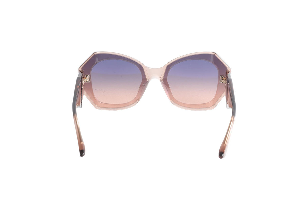 DITA BROWN CAT EYE ACETATE SUNGLASSES