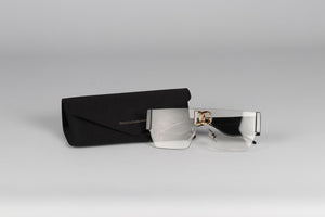 DOLCE & GABBANA D-FRAME ACETATE SUNGLASSES