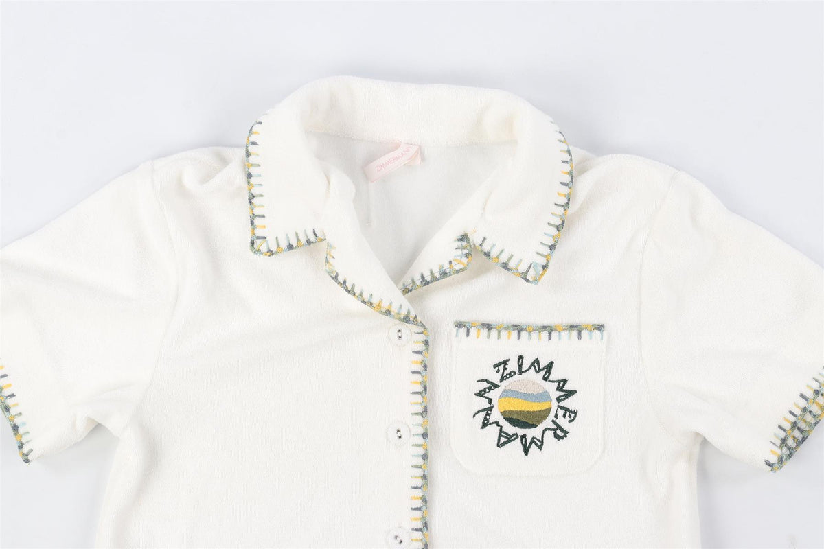 ZIMMERMANN WHITE KIDS GIRLS TOP 6 YEARS