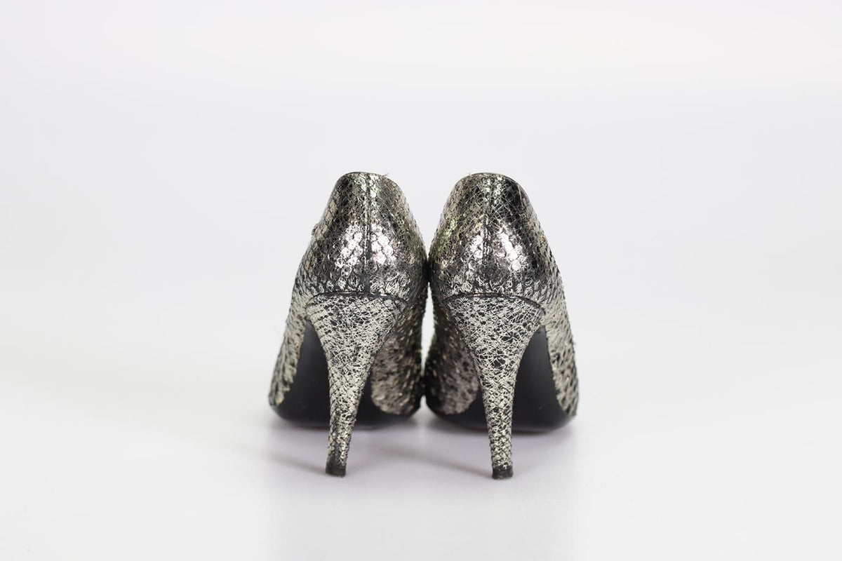 CHANEL 2008 PYTHON PUMPS EU 36 UK 3 US 6