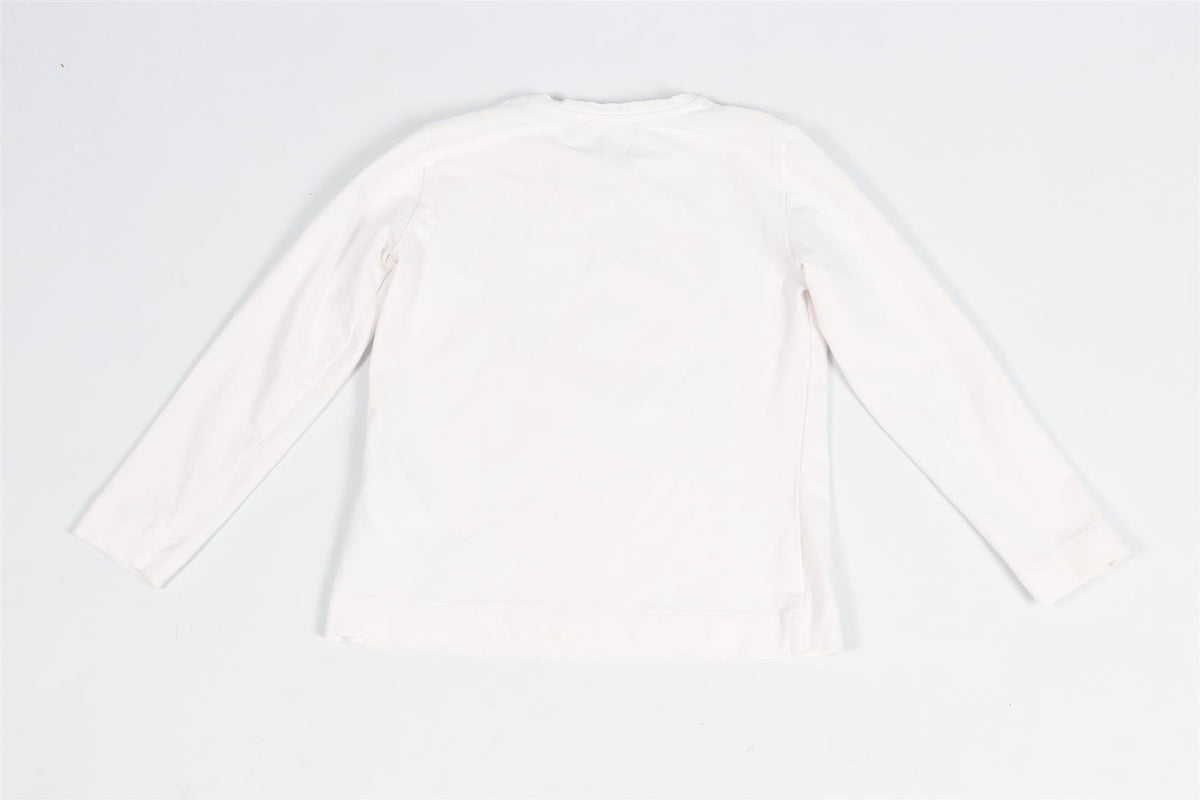 MONNALISA PINK AND WHITE KIDS GIRLS SET OF 3 COTTON TOPS 6 YEARS