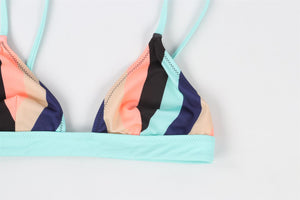SOLID & STRIPED MULTI BIKINI SMALL