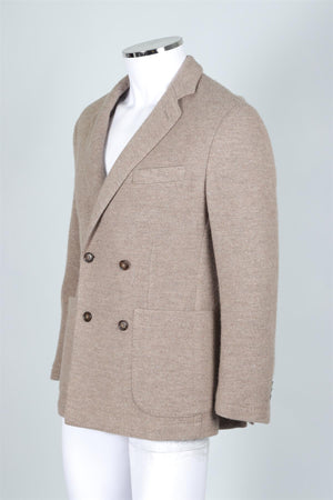 THOM SWEENEY TAUPE MEN'S CASHMERE BLAZER LARGE