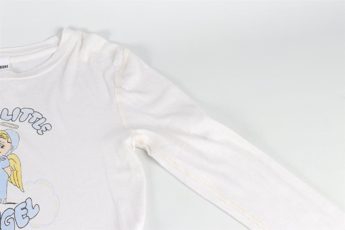 RE/DONE WHITE COTTON TOP SMALL