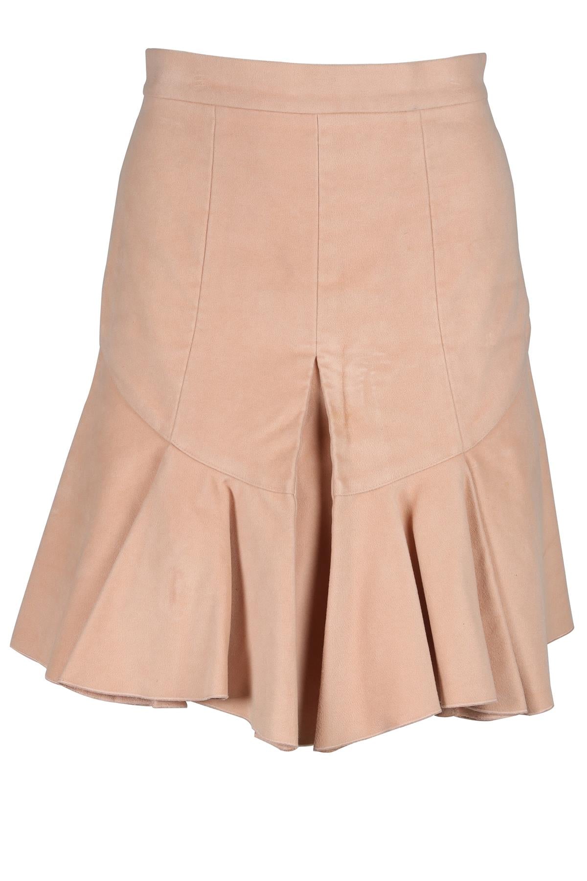 ISABEL MARANT NUDE COTTON MINI SKIRT FR 36 UK 8