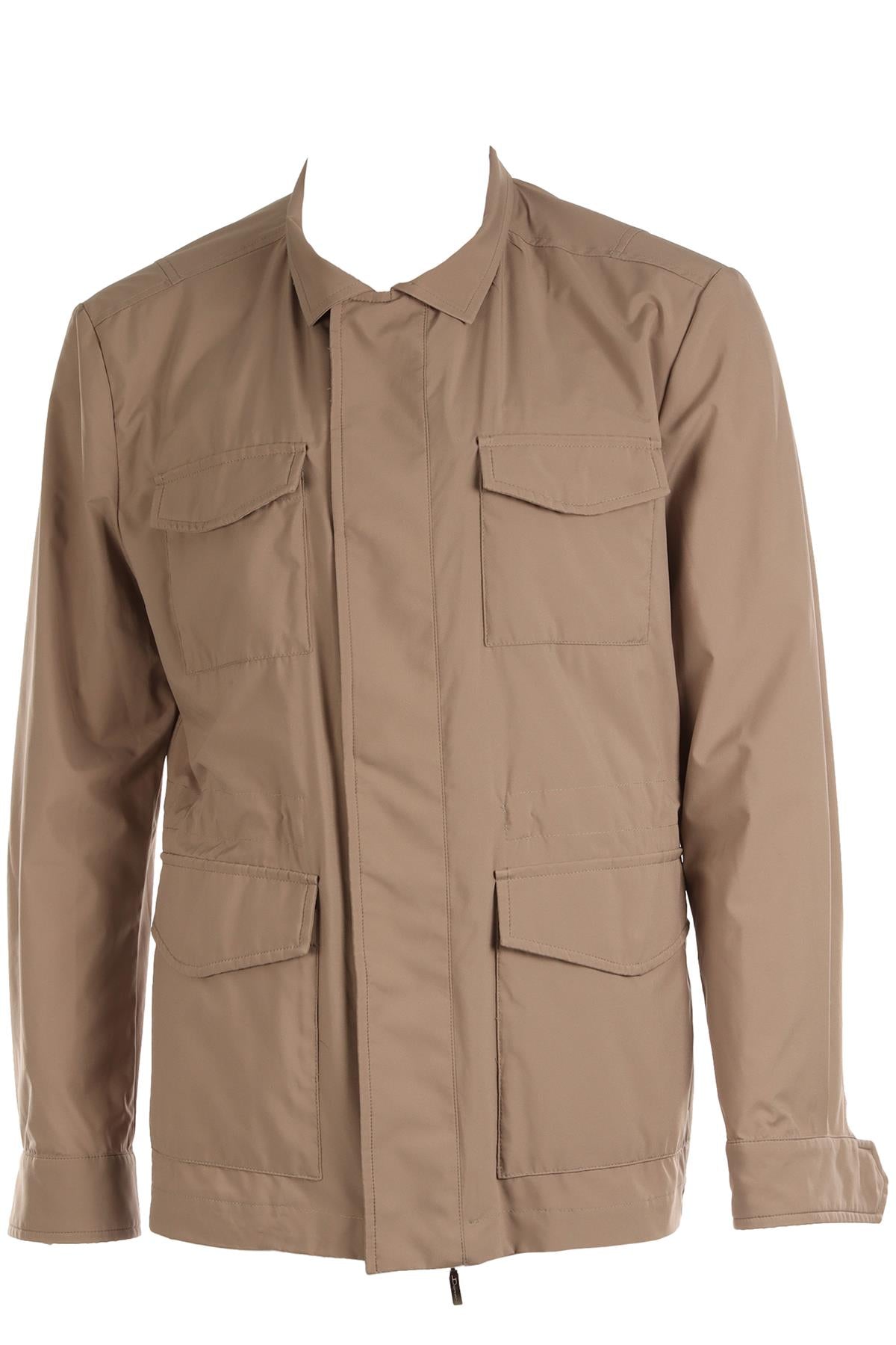 DORIANI TAUPE MEN'S SHELL JACKET IT 52 UK/US 42