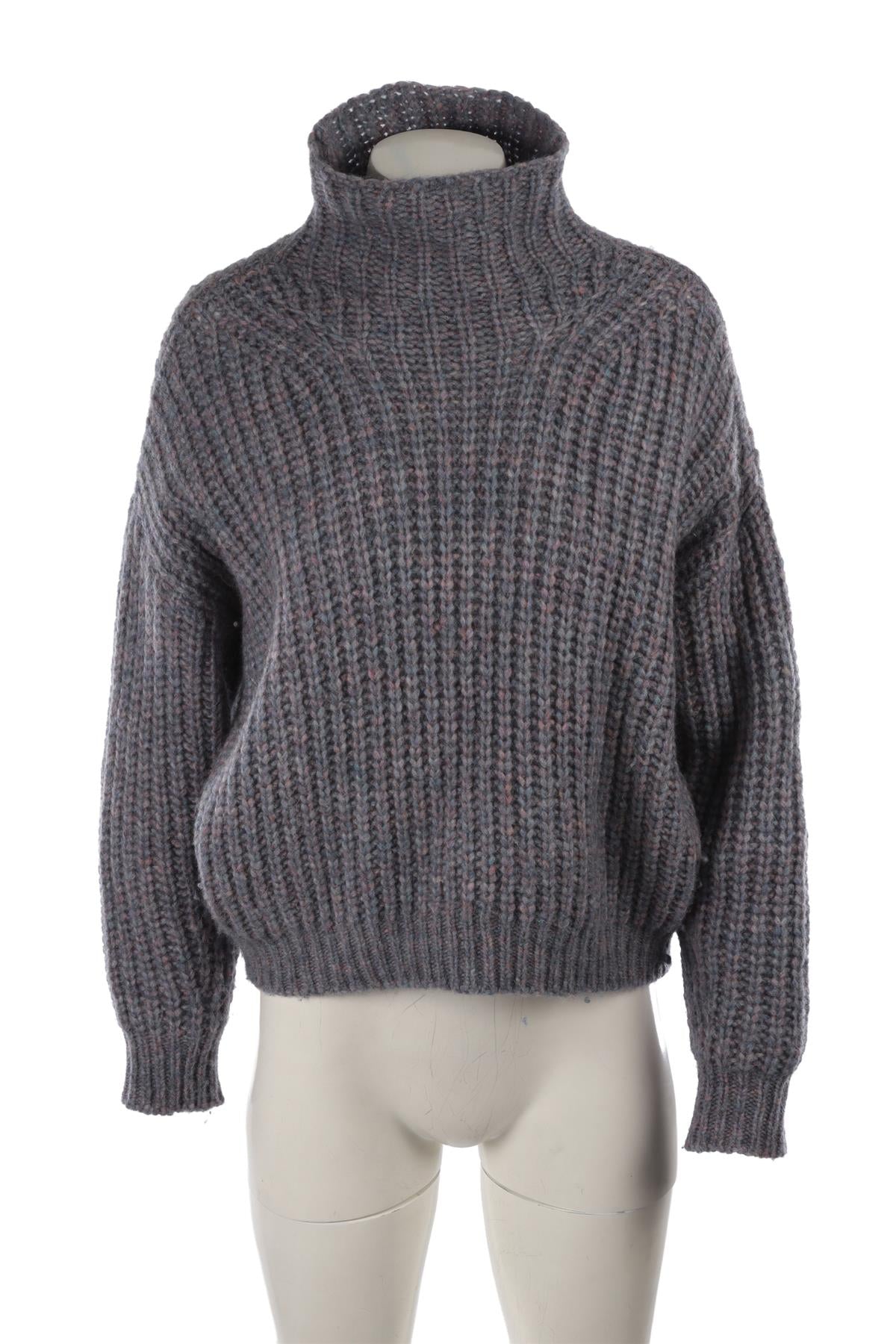 PURPLE ALPACA SWEATER
