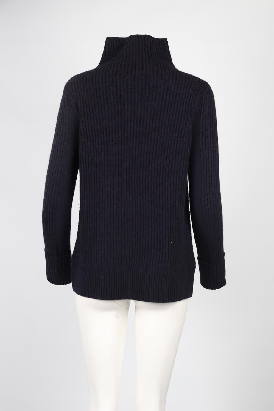 VINCE. CASHMERE BLEND TURTLENECK SWEATER XSMALL
