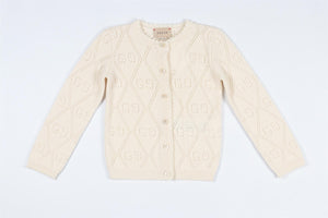 GUCCI CREAM KIDS GIRLS CARDIGAN 36 MONTHS