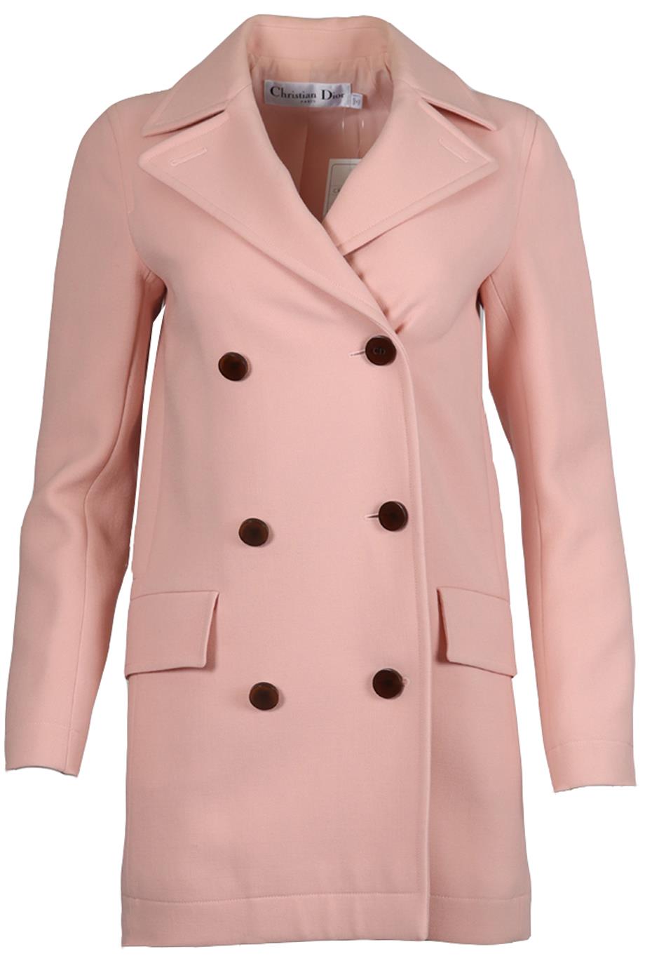 CHRISTIAN DIOR DOUBLE BREASTED WOOL JACKET FR 36 UK 8