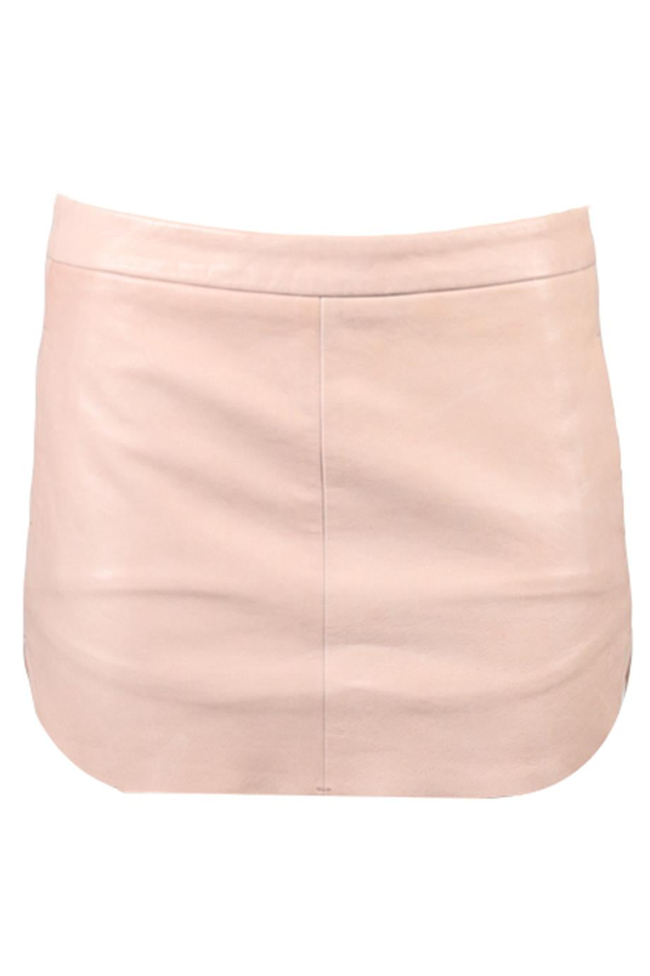 MASON LEATHER MINI SKIRT US 2 UK 6